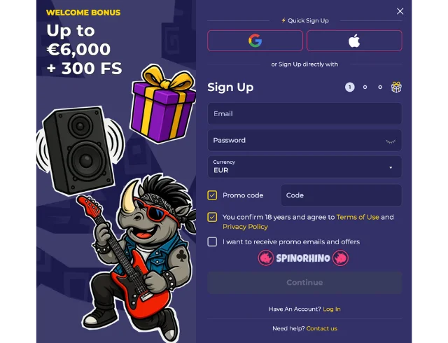 Spinorhino login